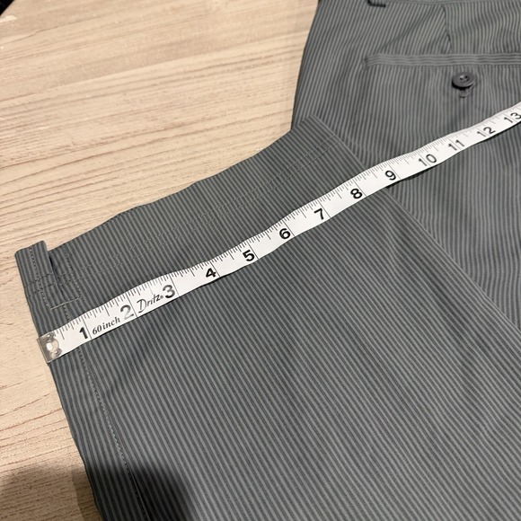 Nike Golf Tour Performance Dri-Fit Pants Gray Patterned Grey Stripes Men 34 x 30 - Picture 7 of 9